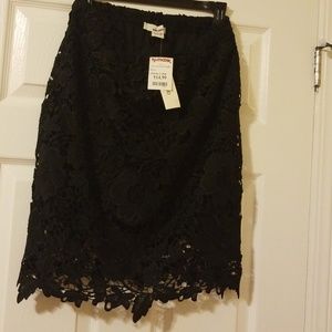 NWT Black Lace Skirt🖤